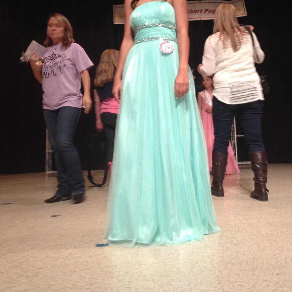 Blue formal dress